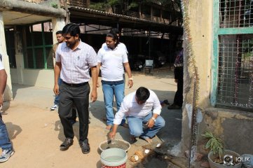 Yamaleela 2 Movie Team Swachh Bharath Program at Niloufer Hospital